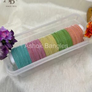Luxurious   Pastel   Star   Design   Glass   Bangle   Box   Box   5   Colors   -   069