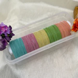 Luxurious   Pastel   Star   Design   Glass   Bangle   Box   Box   5   Colors   -   069