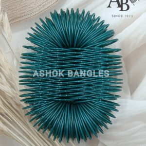 Ashok Bangles - Teal Green Glass Bangles
